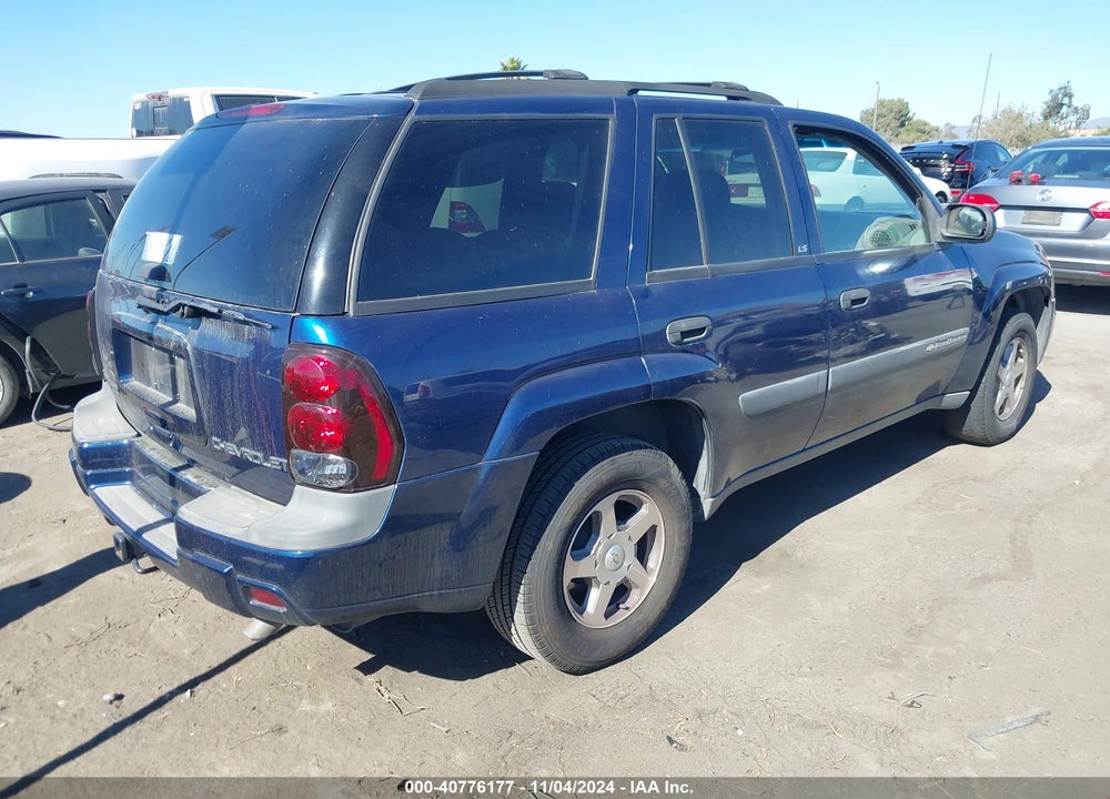 2004 CHEVROLET TRAILBLAZER LS VIN: 1GNDS13S642344478