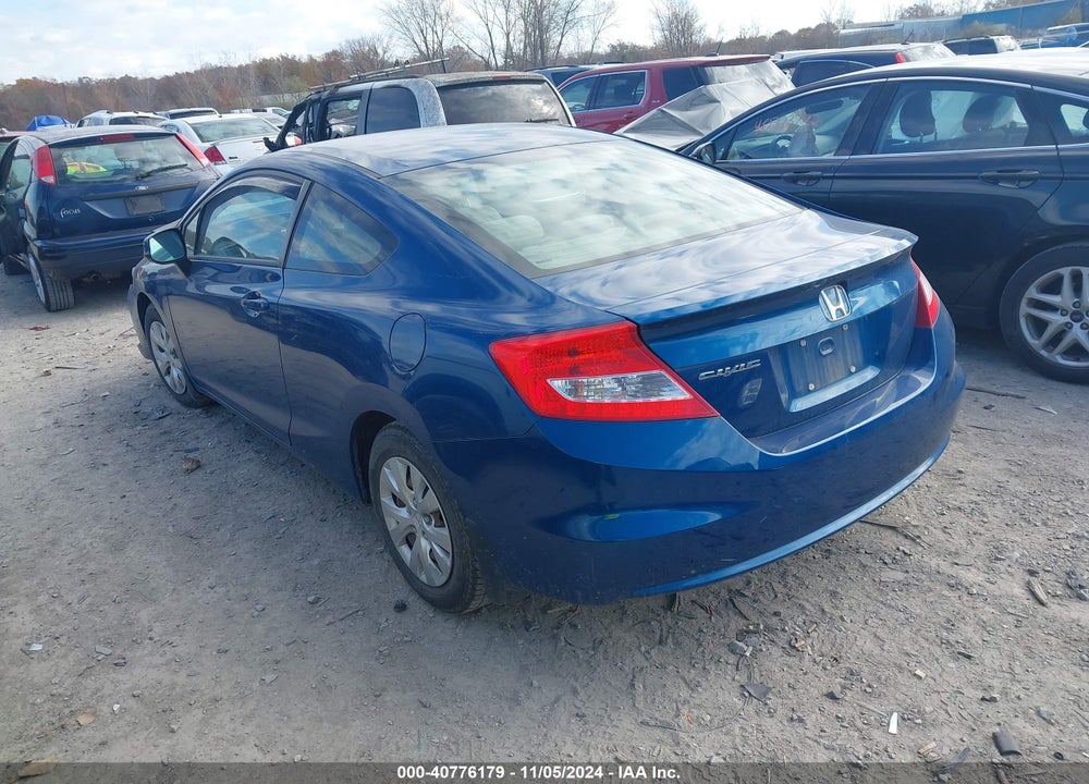 2012 HONDA CIVIC LX VIN: 2HGFG3B50CH521799