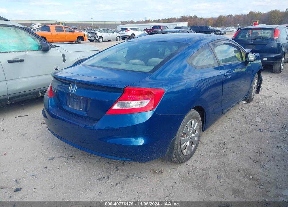 2012 HONDA CIVIC LX VIN: 2HGFG3B50CH521799