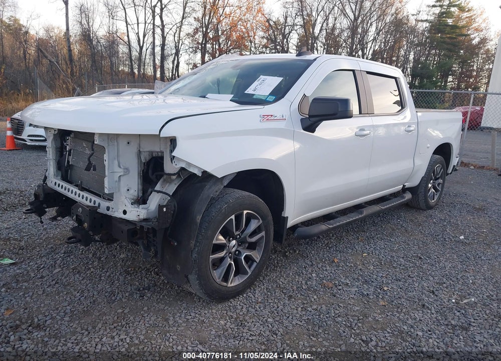 2021 CHEVROLET SILVERADO 1500 4WD SHORT BED RST VIN: 3GCUYEED7MG153480