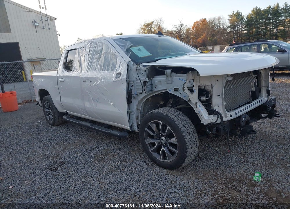 2021 CHEVROLET SILVERADO 1500 4WD SHORT BED RST VIN: 3GCUYEED7MG153480