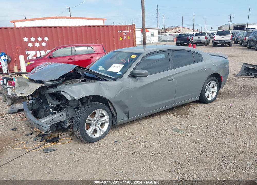 2019 DODGE CHARGER SXT RWD VIN: 2C3CDXBG7KH707393