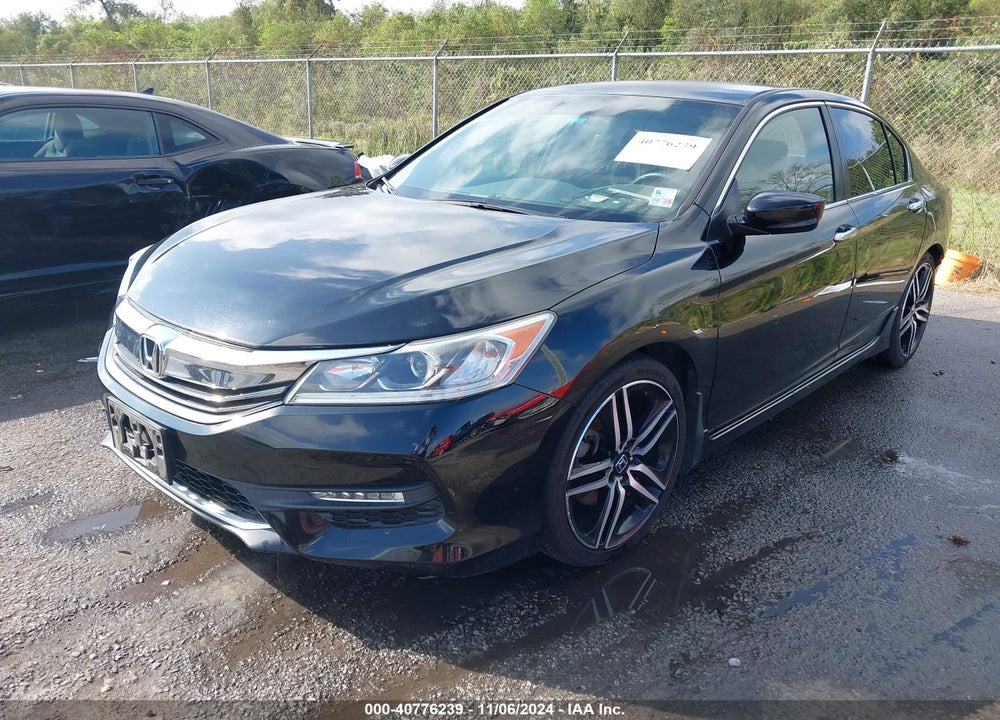 2016 HONDA ACCORD SPORT VIN: 1HGCR2F55GA137216