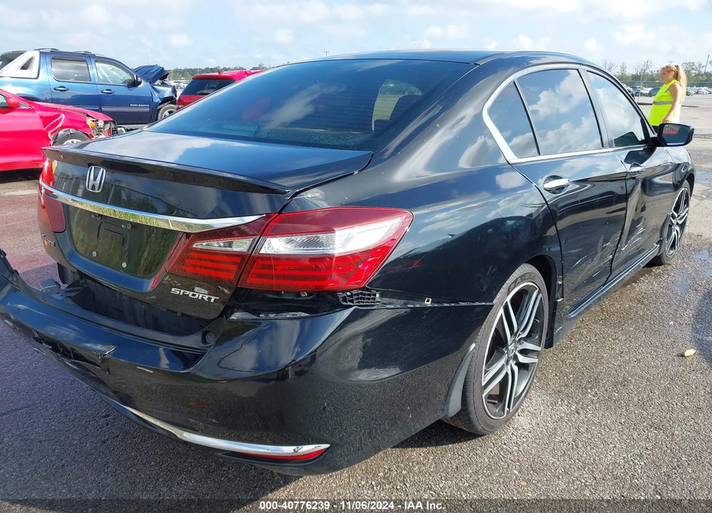 2016 HONDA ACCORD SPORT VIN: 1HGCR2F55GA137216