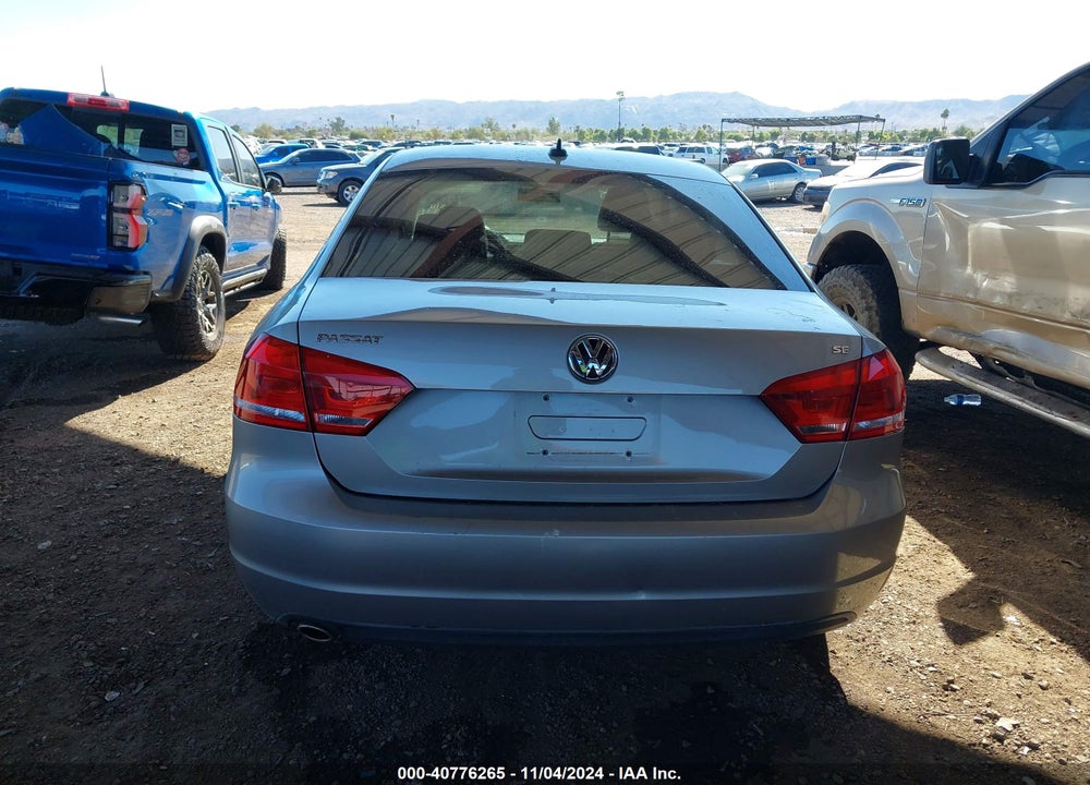 2013 VOLKSWAGEN PASSAT 2.5L SE VIN: 1VWBP7A37DC121339