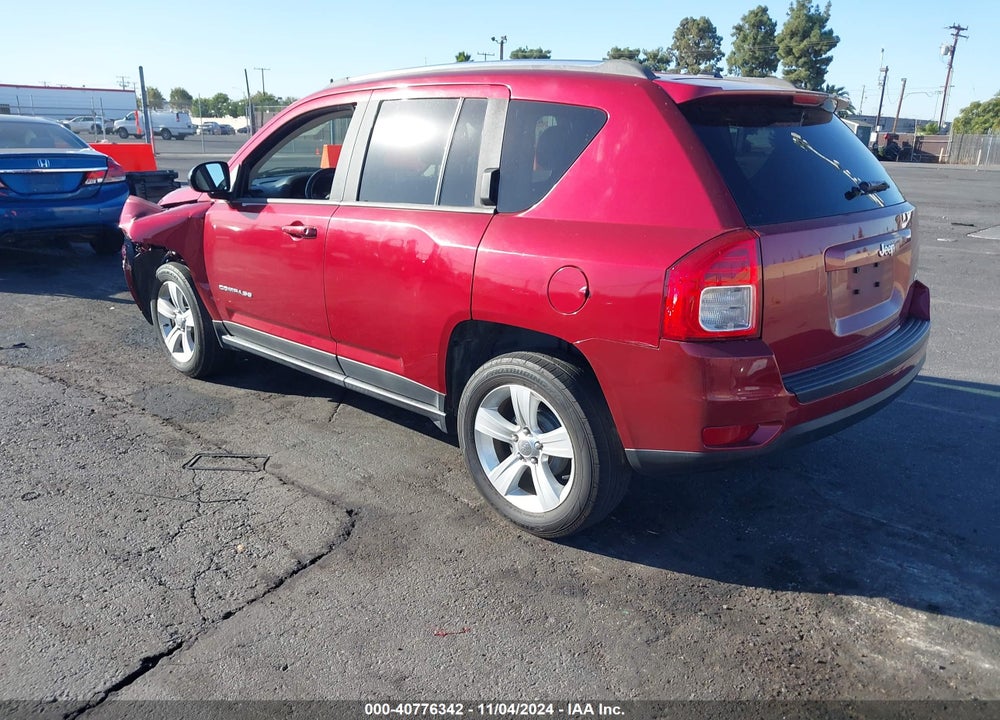 2013 JEEP COMPASS LATITUDE VIN: 1C4NJCEB9DD205698