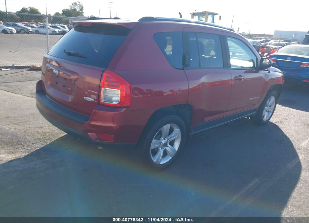 2013 JEEP COMPASS LATITUDE VIN: 1C4NJCEB9DD205698