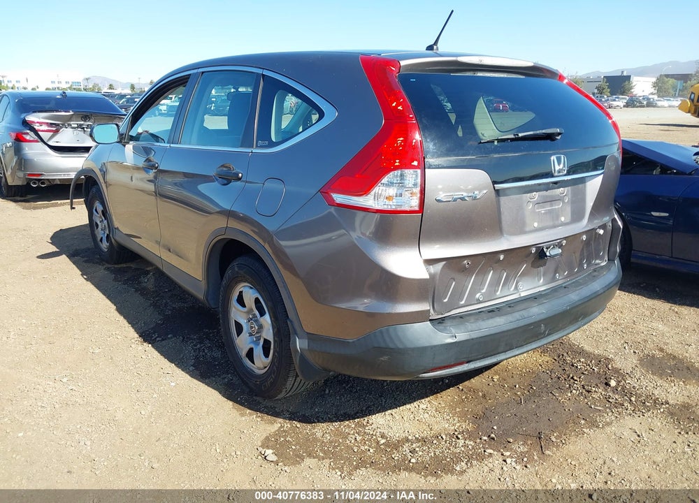 2012 HONDA CR-V LX VIN: 5J6RM3H39CL025620