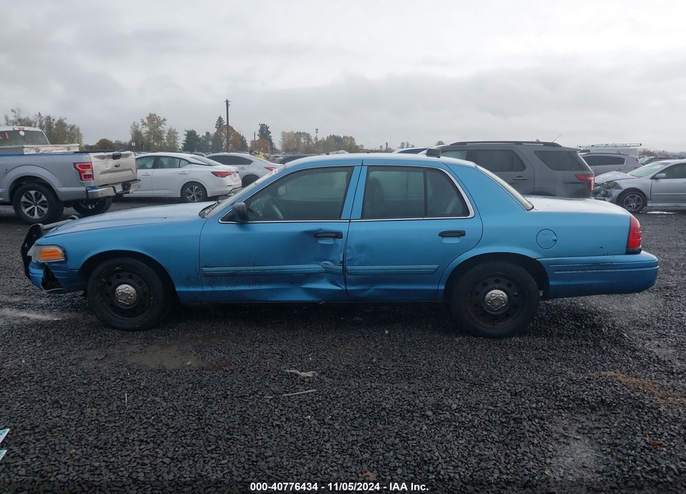 2011 FORD CROWN VICTORIA POLICE INTERCEPTOR VIN: 2FABP7BV1BX176491