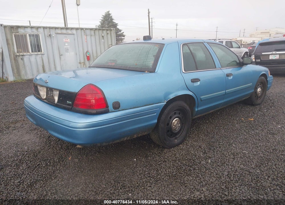 2011 FORD CROWN VICTORIA POLICE INTERCEPTOR VIN: 2FABP7BV1BX176491