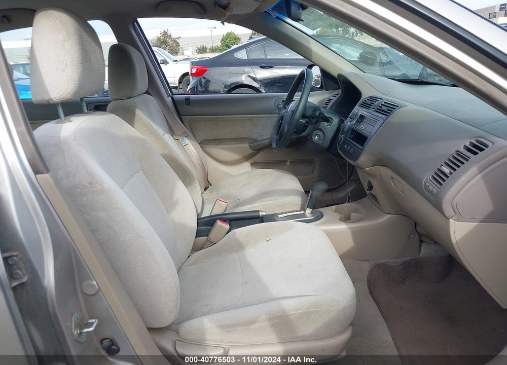 2001 HONDA CIVIC LX VIN: 1HGES16501L023319