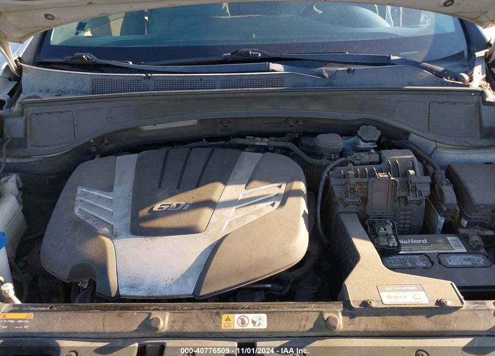 2014 HYUNDAI SANTA FE GLS VIN: KM8SM4HF9EU041820