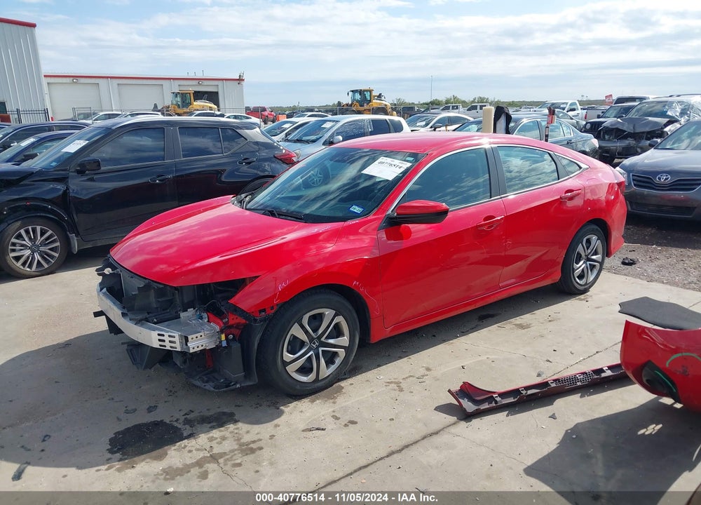 2018 HONDA CIVIC LX VIN: 2HGFC2F62JH527013