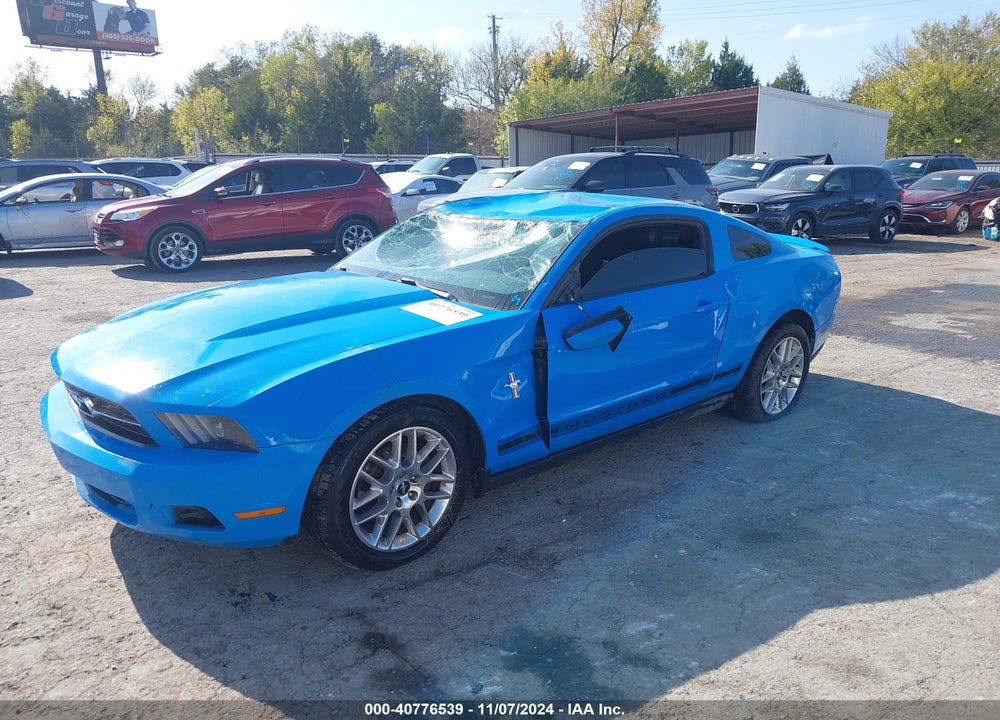 2012 FORD MUSTANG V6 PREMIUM VIN: 1ZVBP8AM4C5240693