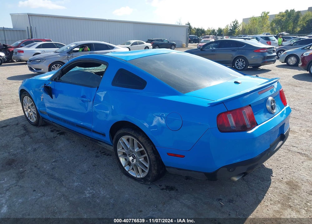 2012 FORD MUSTANG V6 PREMIUM VIN: 1ZVBP8AM4C5240693