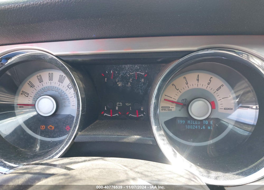 2012 FORD MUSTANG V6 PREMIUM VIN: 1ZVBP8AM4C5240693