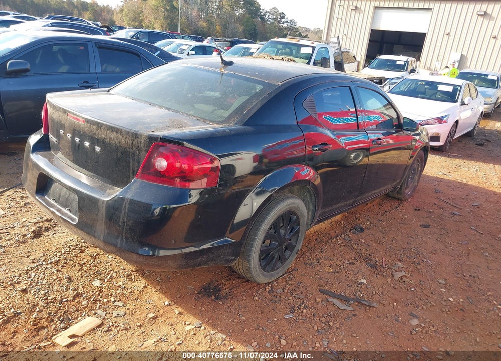 2013 DODGE AVENGER SE V6 VIN: 1C3CDZAG5DN757555