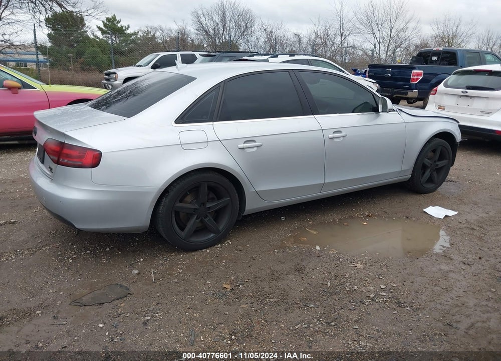 2009 AUDI A4 2.0T PREMIUM VIN: WAUMF78K99N022347
