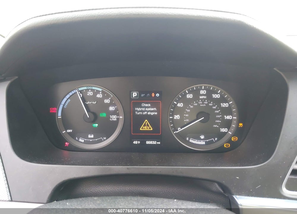 2017 HYUNDAI SONATA HYBRID SE VIN: KMHE24L39HA071051