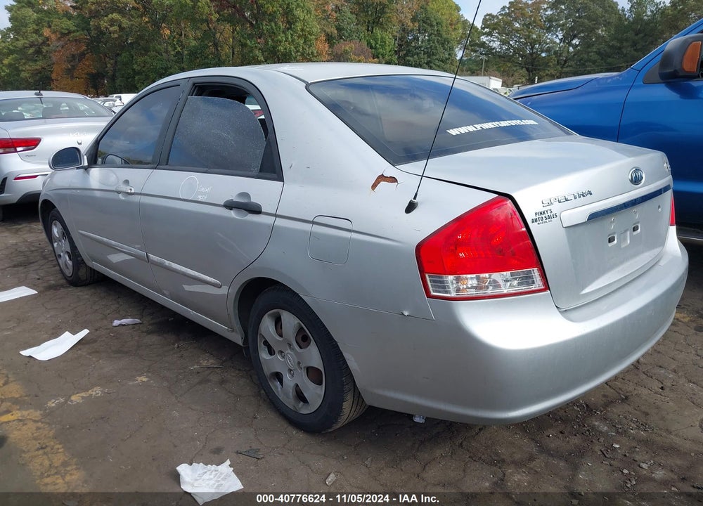 2009 KIA SPECTRA EX VIN: KNAFE221695653216