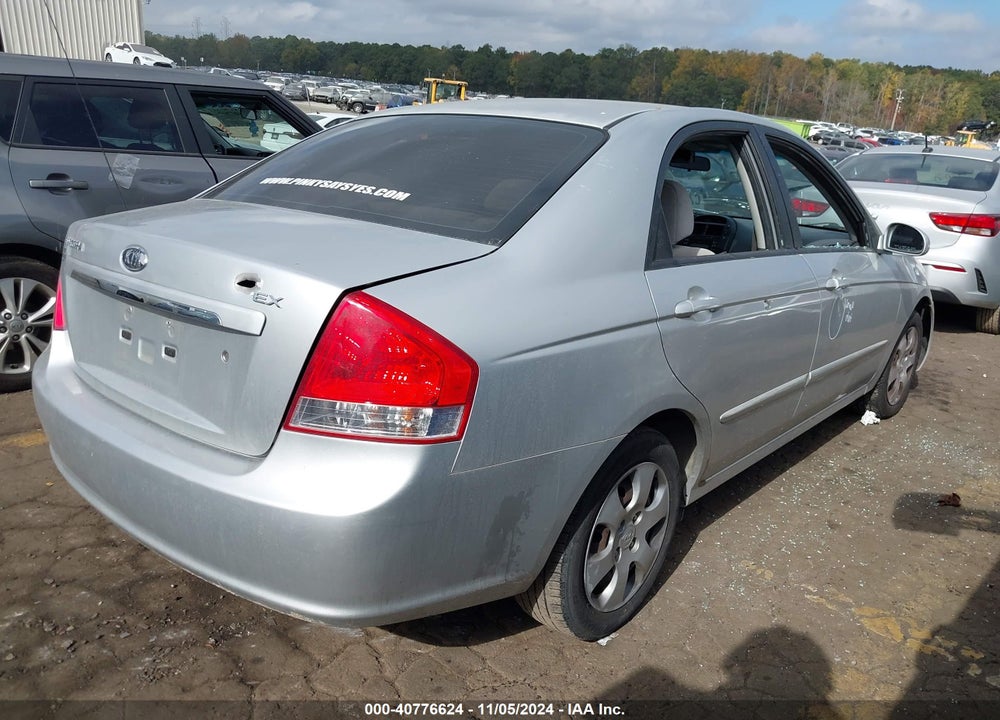 2009 KIA SPECTRA EX VIN: KNAFE221695653216