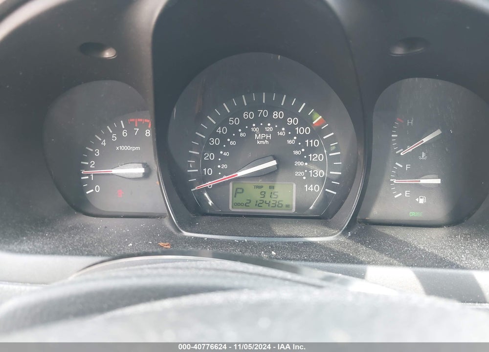 2009 KIA SPECTRA EX VIN: KNAFE221695653216
