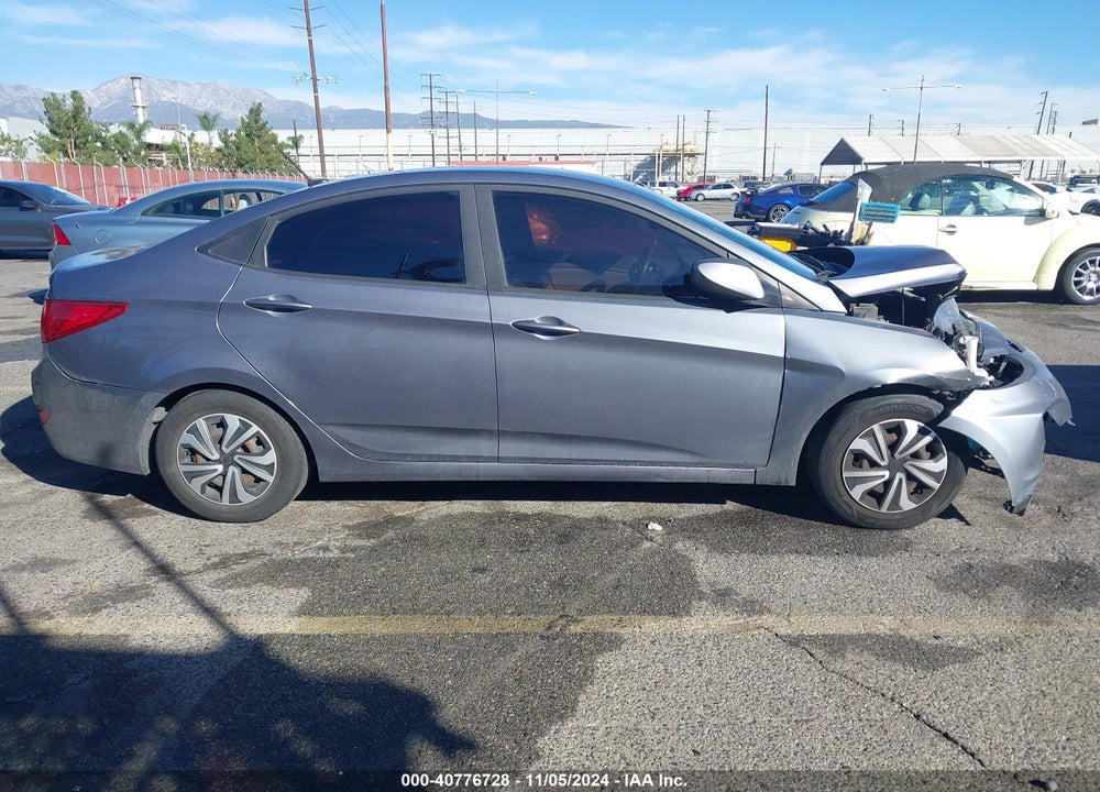 2017 HYUNDAI ACCENT SE VIN: KMHCT4AE1HU168848