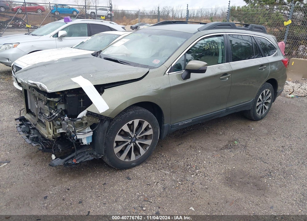 2016 SUBARU OUTBACK 2.5I LIMITED VIN: 4S4BSBJCXG3304187