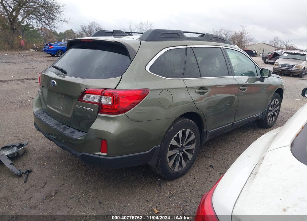2016 SUBARU OUTBACK 2.5I LIMITED VIN: 4S4BSBJCXG3304187