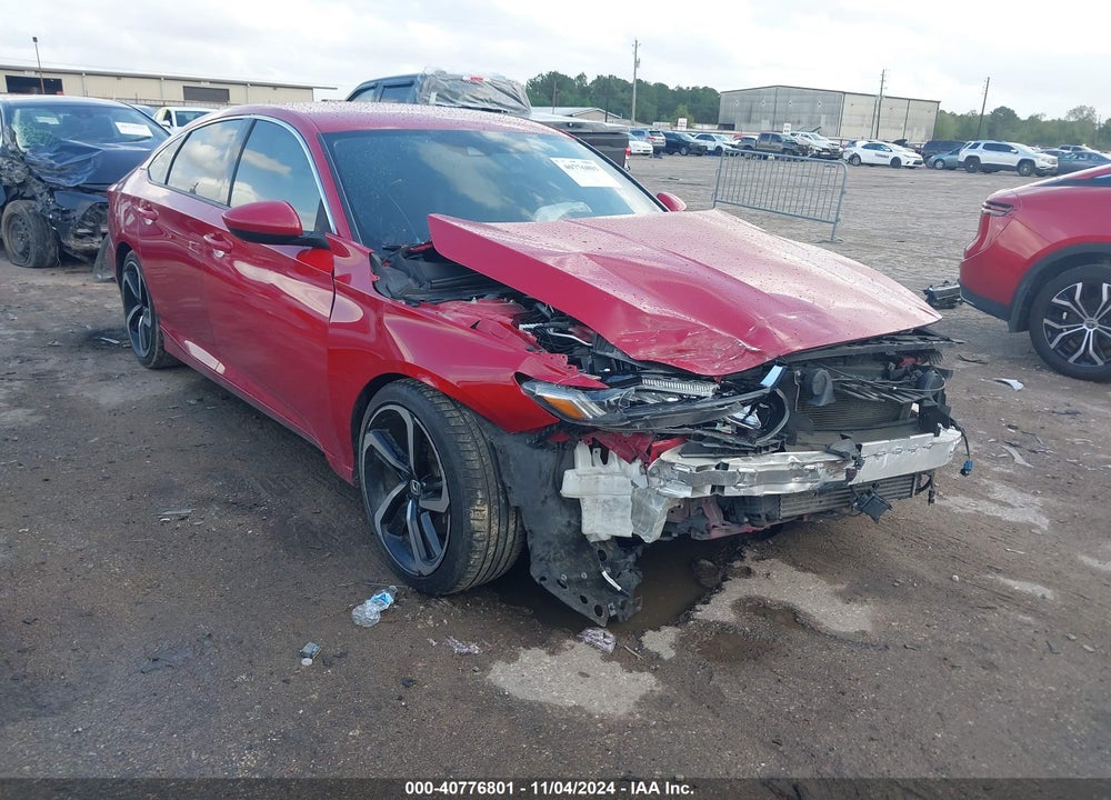 2019 HONDA ACCORD SPORT VIN: 1HGCV1F3XKA073798