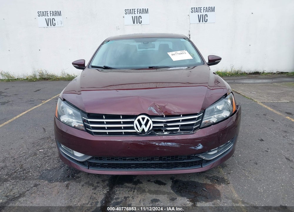 2012 VOLKSWAGEN PASSAT VIN: 1VWCP7A34CC080042
