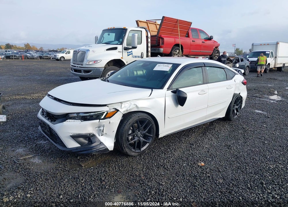 2022 HONDA CIVIC VIN: 19XFL2H80NE021789