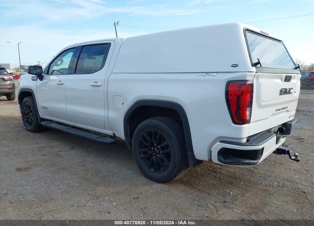2021 GMC SIERRA 1500 4WD SHORT BOX ELEVATION VIN: 3GTU9CED3MG469394