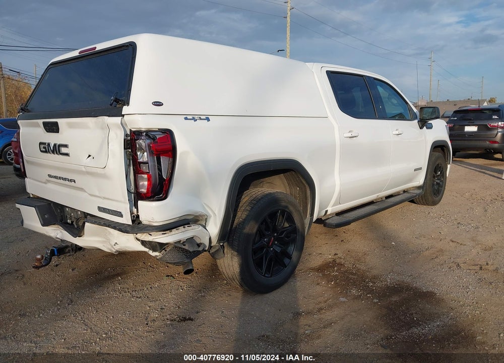 2021 GMC SIERRA 1500 4WD SHORT BOX ELEVATION VIN: 3GTU9CED3MG469394