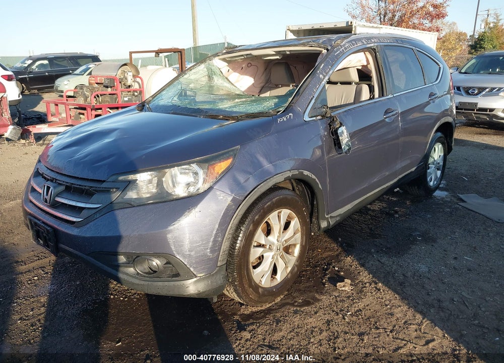 2013 HONDA CR-V EX-L VIN: 5J6RM3H74DL029174