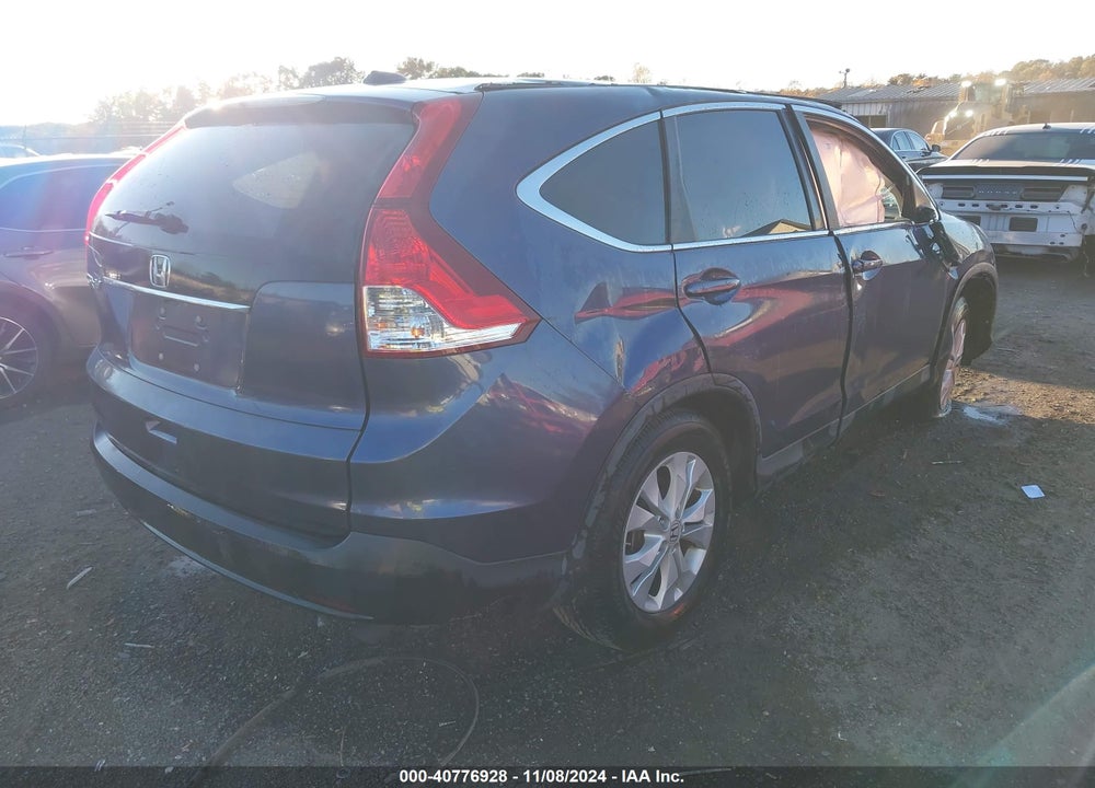 2013 HONDA CR-V EX-L VIN: 5J6RM3H74DL029174