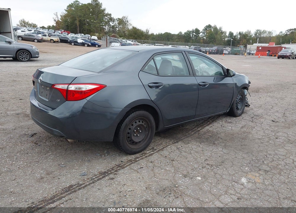 2015 TOYOTA COROLLA LE VIN: 5YFBURHEXFP212131