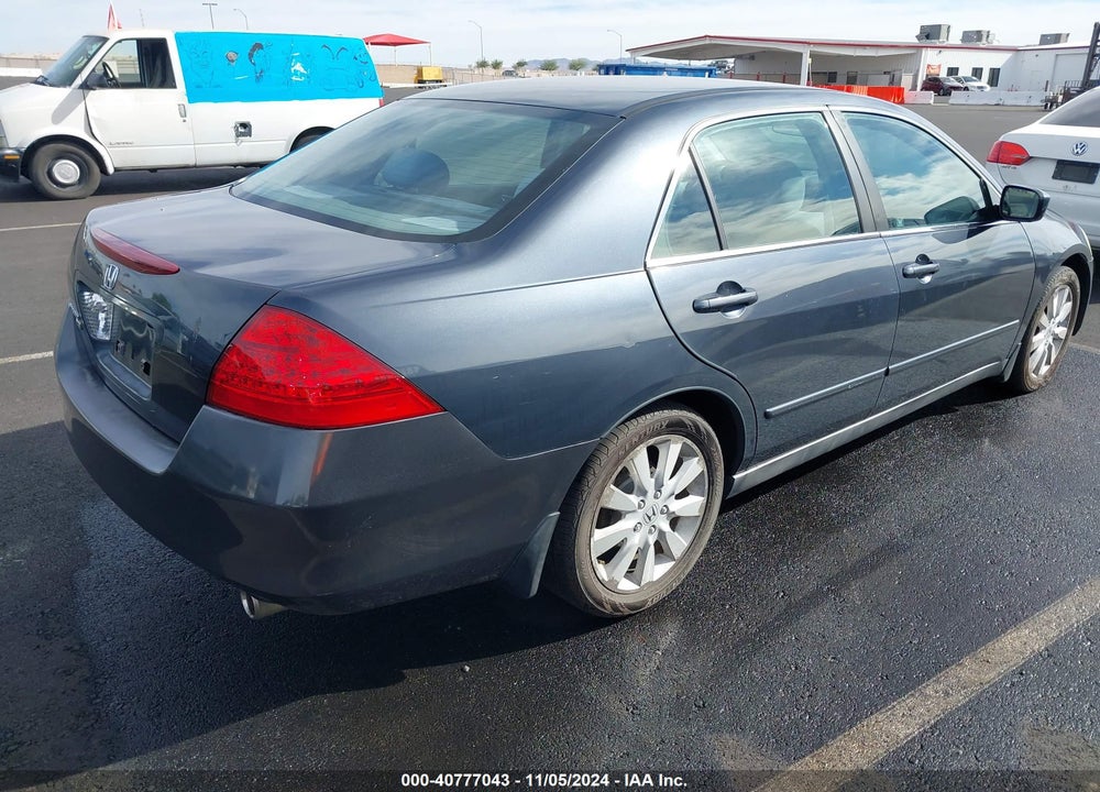 2007 HONDA ACCORD 3.0 SE VIN: 1HGCM66417A041743