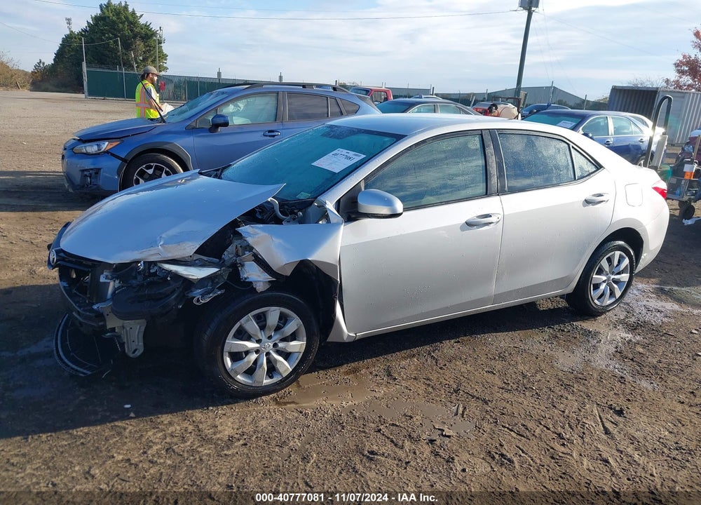 2014 TOYOTA COROLLA LE VIN: 2T1BURHE7EC082761