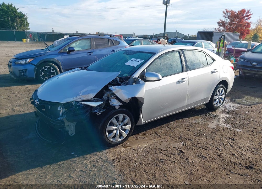 2014 TOYOTA COROLLA LE VIN: 2T1BURHE7EC082761
