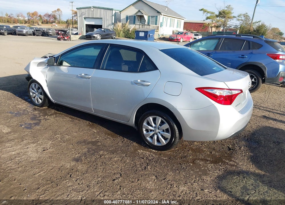 2014 TOYOTA COROLLA LE VIN: 2T1BURHE7EC082761
