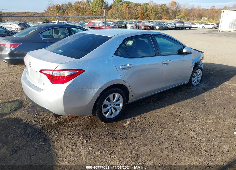 2014 TOYOTA COROLLA LE VIN: 2T1BURHE7EC082761