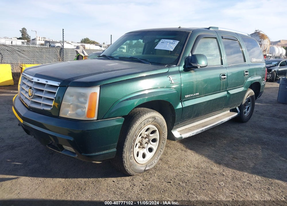 2002 CADILLAC ESCALADE STANDARD VIN: 1GYEK63N82R202989