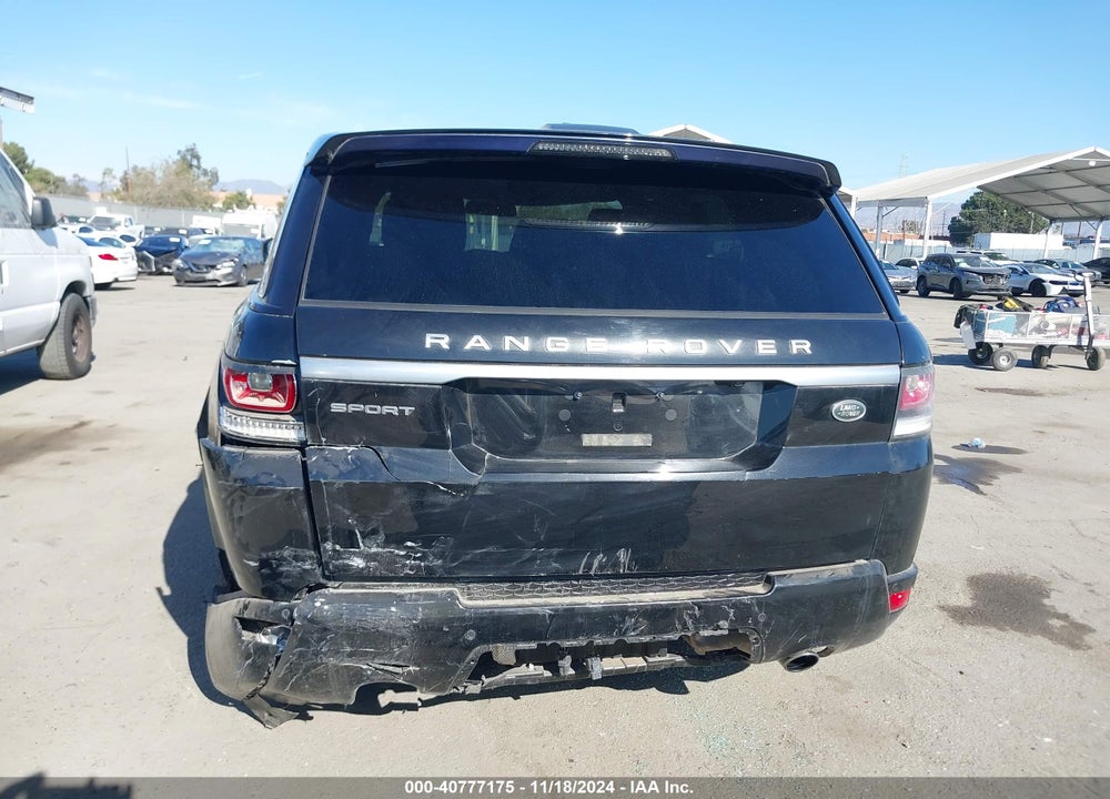 2014 LAND ROVER RANGE ROVER SPORT 3.0L V6 SUPERCHARGED HSE/3.0L V6 SUPERCHARGED SE VIN: SALWG2WF4EA377941