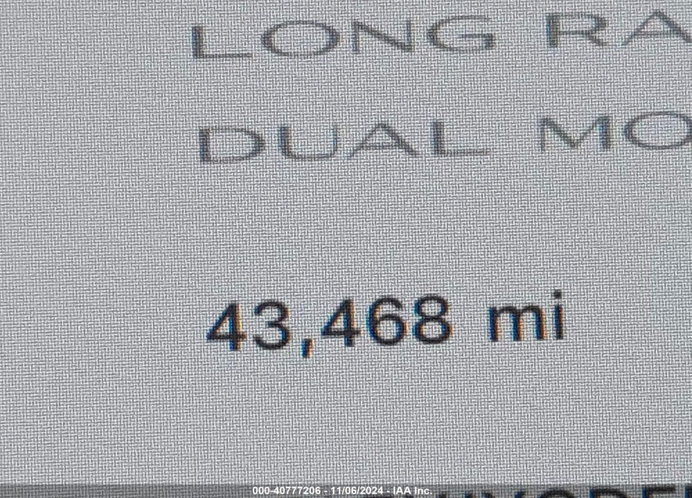 2021 TESLA MODEL Y LONG RANGE DUAL MOTOR ALL-WHEEL DRIVE VIN: 5YJYGDEE1MF259615