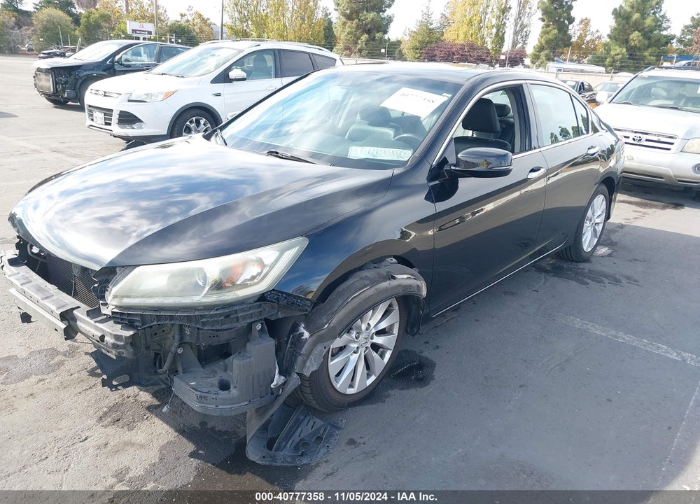 2014 HONDA ACCORD EX-L V-6 VIN: 1HGCR3F8XEA034452