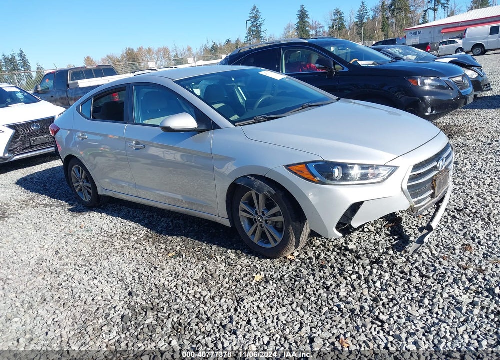 2018 HYUNDAI ELANTRA SEL VIN: 5NPD84LF7JH328795