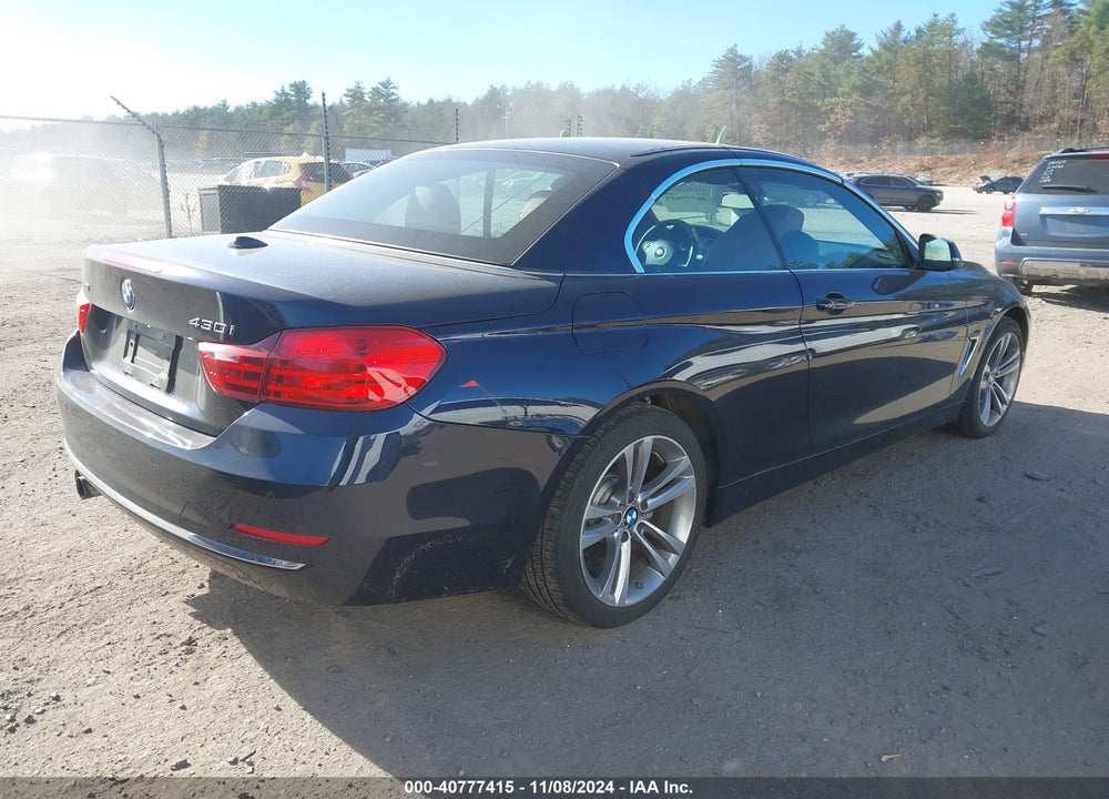 2017 BMW 430I XDRIVE VIN: WBA4U9C53H5D44258