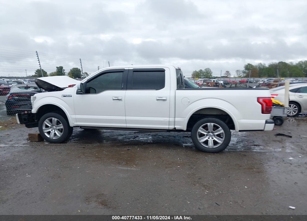 2016 FORD F-150 PLATINUM VIN: 1FTEW1EF8GFC12417