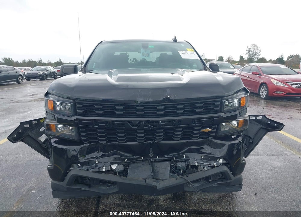 2021 CHEVROLET SILVERADO 1500 2WD SHORT BED CUSTOM VIN: 3GCPWBEK8MG421758